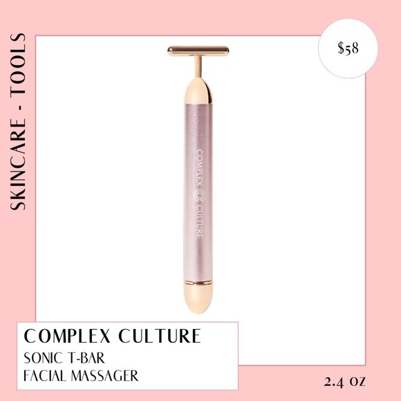 Complex Culture Sonic T-Bar Facial Massager
